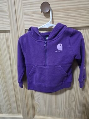 Carhartt Kids' Purple Fleece Hoodie